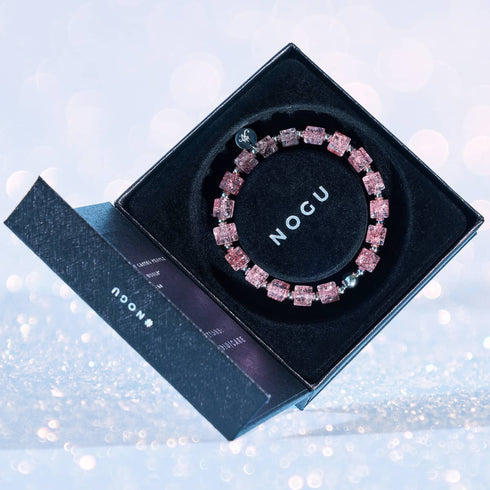 Granité à la fraise | Verre à paillettes | Bracelet en sucre